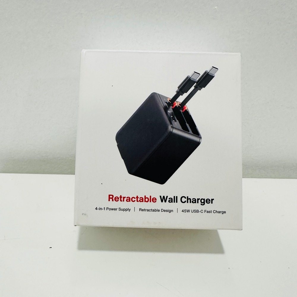 iVANKY 45W Retractable Wall Charger 4-in-1 USB-C Fast Charge Power Supply VFD01A